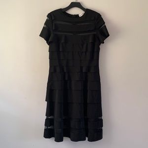 Joseph Ribkoff  Size 12 Black dress.